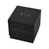 Emporio Armani Men's Chronograph Movement Stainless Steel Watch, 43mm Case, Silver, Modern Design