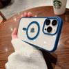 For iPhone 16 Pro Max Luxury Magsafe Magnetic Candy Frame Phone Case For iPhone 11 12 13 14 15 Plus Transparent Protective Cover