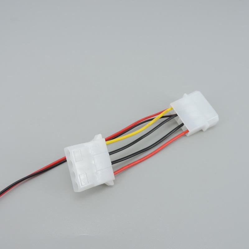 8025 Green Red Bule White Four color 4pin LED PC Computer Case Brushless Cooling Fan 80*80*25mm DC 12V 3pin to 4Pin Cooler