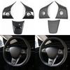 Stylish and Carbon Fiber Steering Wheel Cover Trim for Tesla Model 3 Y