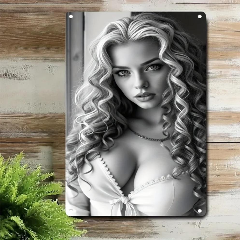 Vintage Metal Wall Sign Waterproof Tin Poster for Home Bar Cafe Decor