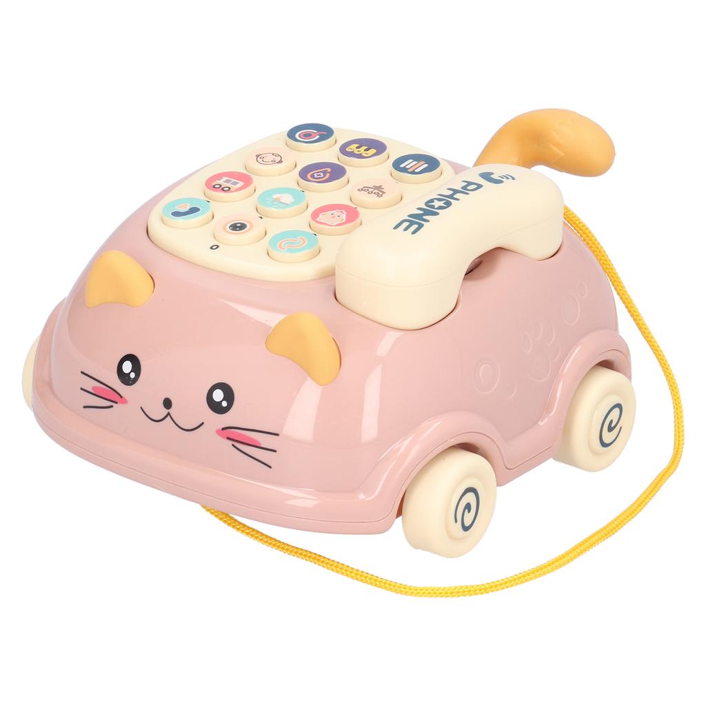 Multifunktions-Musikalisches Telefonspielzeug Frühe Bildung Spieltelefon Telefon Lernspielzeug