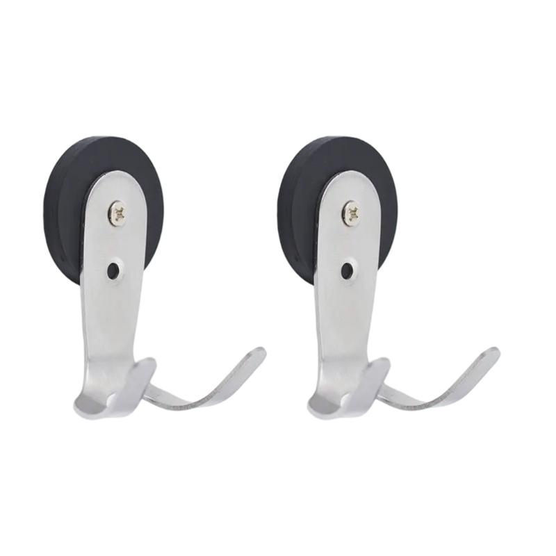 2pcs Magnetic Coffee Filter Holder Space Saving Portafilter Stand Espresso Accessory Organizer Metal Storage Rack