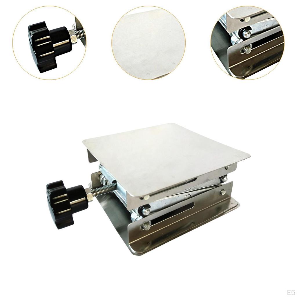 Lift Table Equipment,Sturdy Stable Practical Portable Manual Height Adjustment Stand,Lifting Load