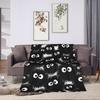 Susuwatari  Soot Sprites  Plush Blanket Students  Flannel Throw Blanket For Outdoor Soft Warm Design Quality Bedspread Gift Idea