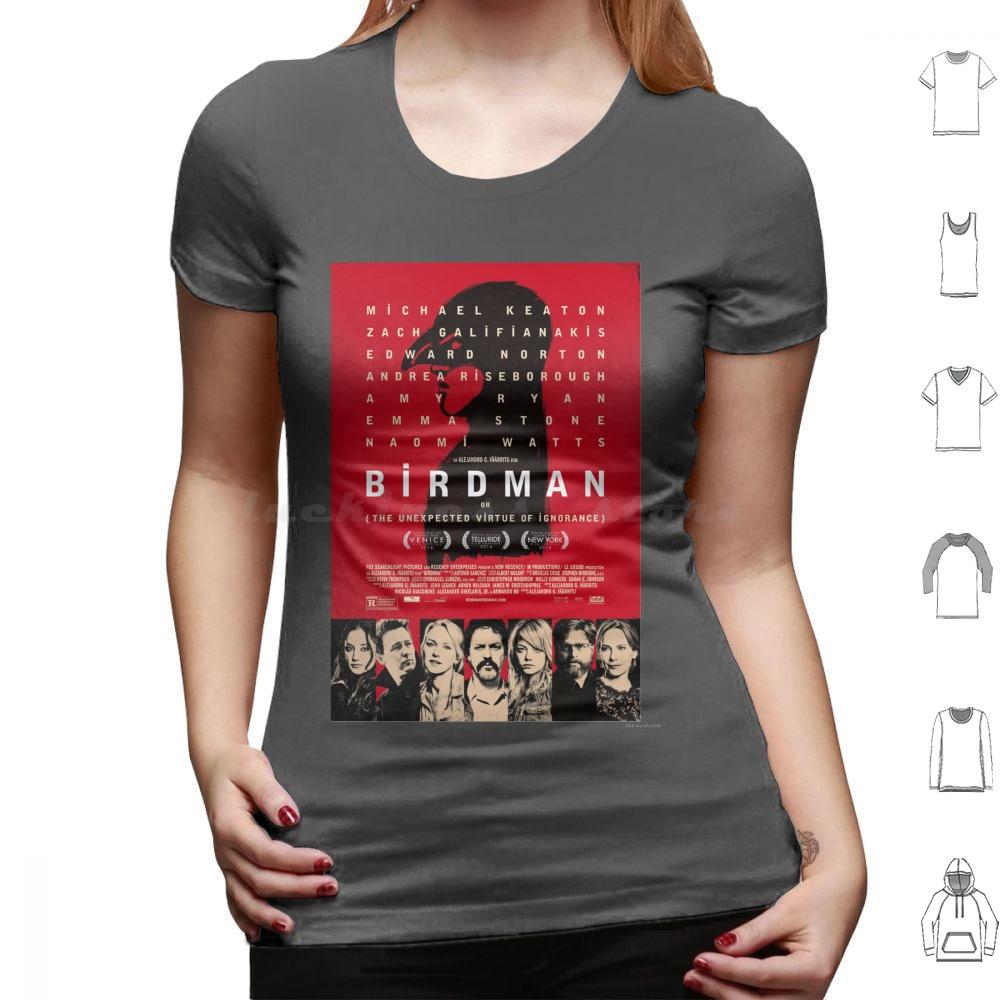 Birdman Or The Unexpected Virtue Of Ignorance Movie Shirt T Shirt Big Size 100 Cotton Movies Birdman Birdman Movie