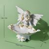 Angel Candle Holder Resin Decorative Props Handmade Sculpture Cute Figurine Fairy Candle Ornaments Office