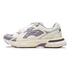 Li Ning Kinder Mode Rutschfest Stoßdämpfend Langlebig Low-Top Freizeitschuhe Kinder Sneaker Weiß Lila YKCU180-4