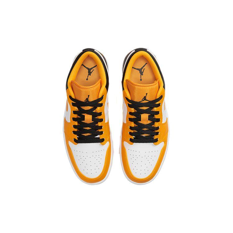 Air Jordan 1 Low Taxi Bianco Sneakers da Uomo Giallo Nero 553558-701