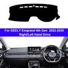 Car Dashboard Cover DashMat For GEELY Emgrand 4th Gen 2026 2026 2026 2026 Avoid Light Pad Accessories Anti-UV Case Carpet