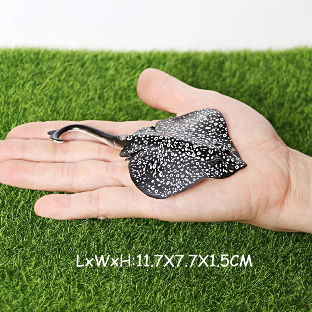 Stingray Manta Ray Figures Fish Toy Ocean Marine Animal Figurines Anime Action Figure Plastic Animals for Children Toys Games