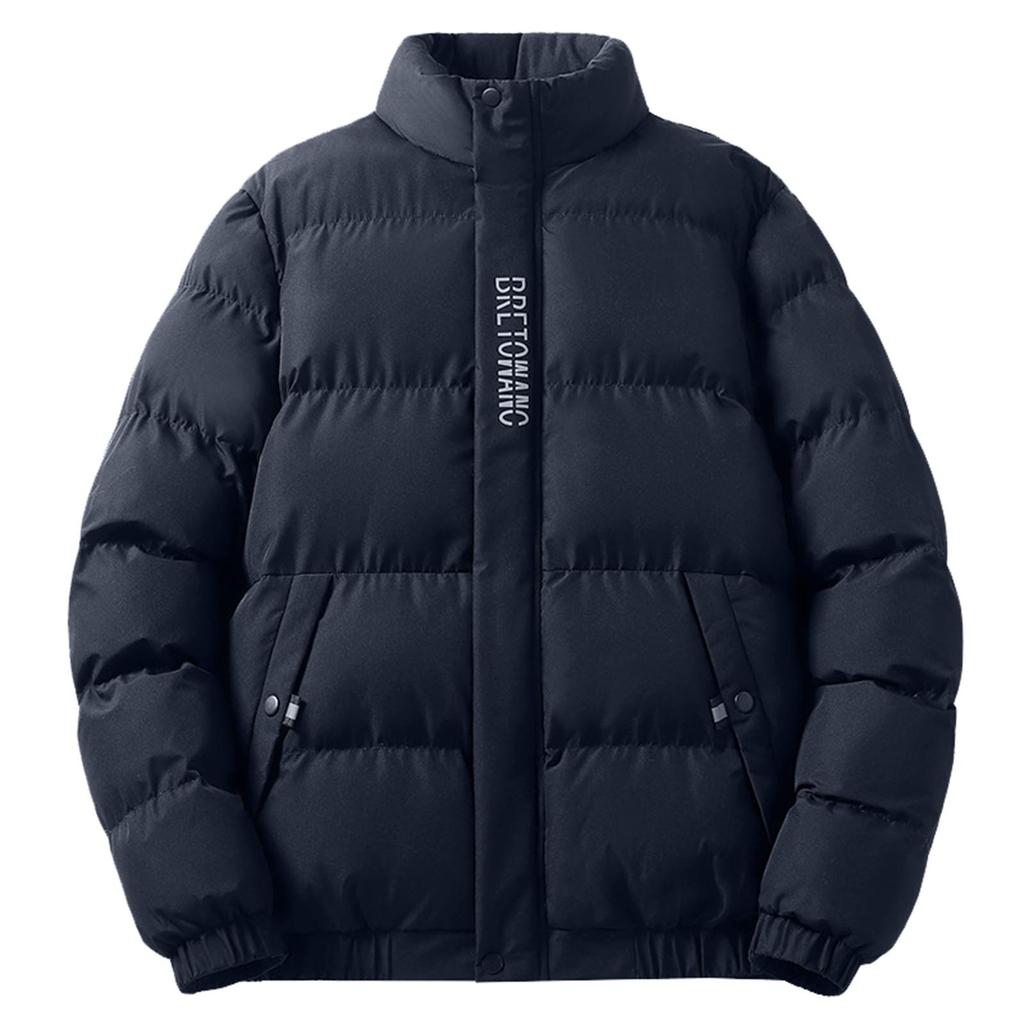 Cotton Coat Winter Fashion Cotton Jacket Stand Collar Casual Warm Down Cotton Jacket