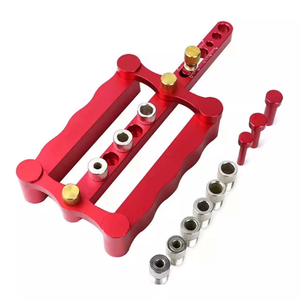 3-in-1 Vertical Woodworking Hole Opener, Wood Dowel Wood Puzzle Board Side Drilling Locator