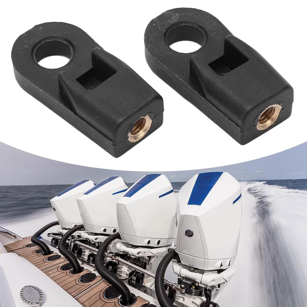 2pcs Outboard Control Box Cable End Connector ABS Copper Replacement for Suzuki Aftermarket Replacement Parts