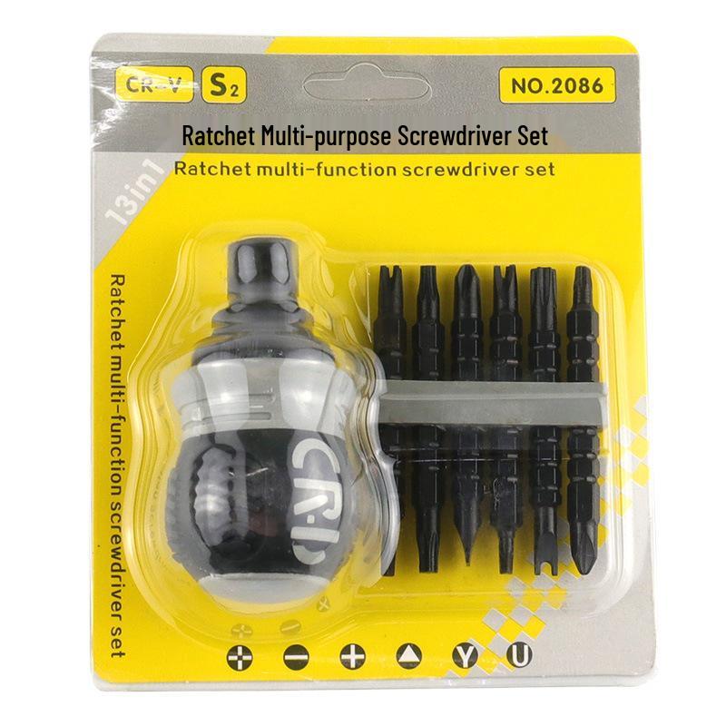 Compact Multi-Purpose Screwdriver Set for Home and Telecom Repairs