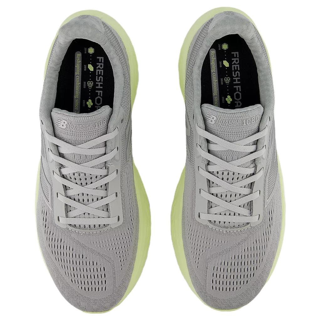 New Balance Pánské tenisky Fresh Foam X 1080v14 Raincloud Limelight Šedá Stříbrná metalíza M1080R14