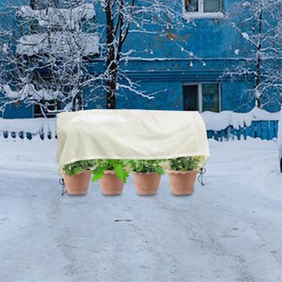 Rechteckige Pflanzenabdeckung Balkon Pflanzkasten Staubdicht Frostschutz Frostbeutel für Winter
