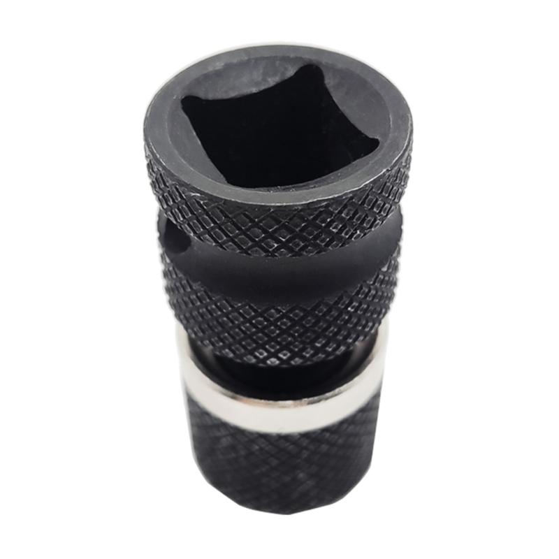 Quick Release 1/2-Inch Square Drive To 1/4-Inch Hex Female Socket Adapter Converter Chuck Adapter for Impact and Ratchet