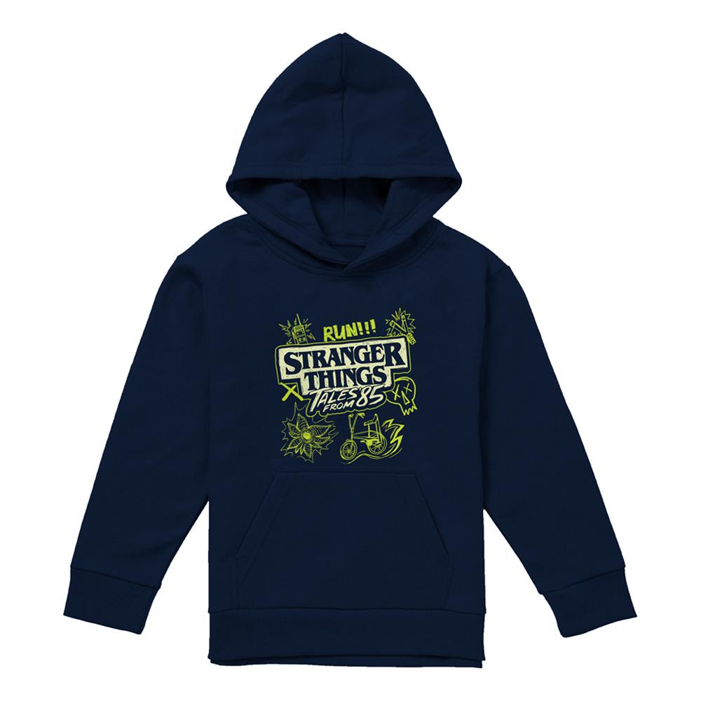 Stranger Things: Tales from Â´85 Childrens/Kids Graffiti Glow Hoodie