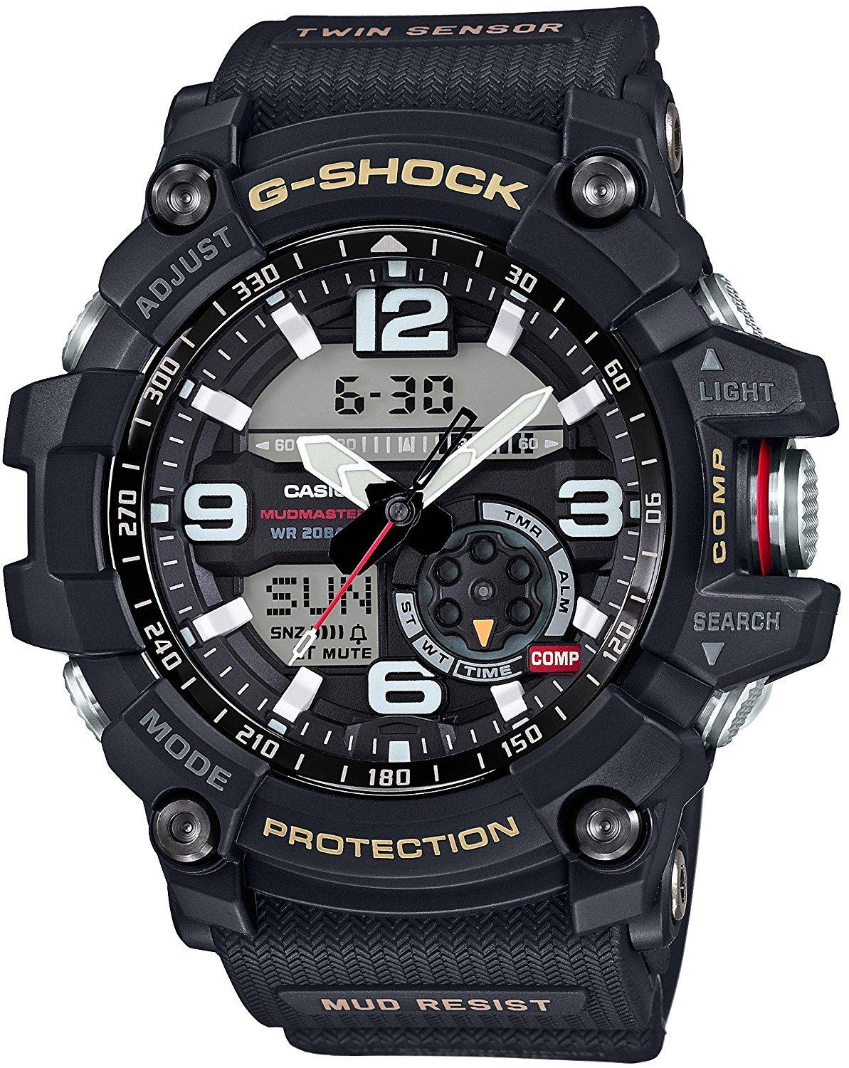 CASIO Mudmaster Quartz World Time Display