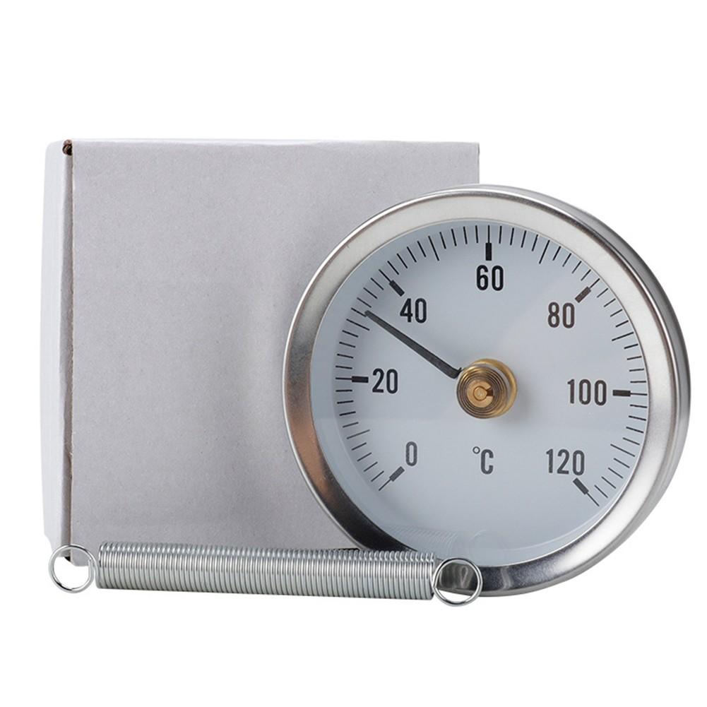 0-120℃ Pipe Thermometers Analog Industrial Pipeline