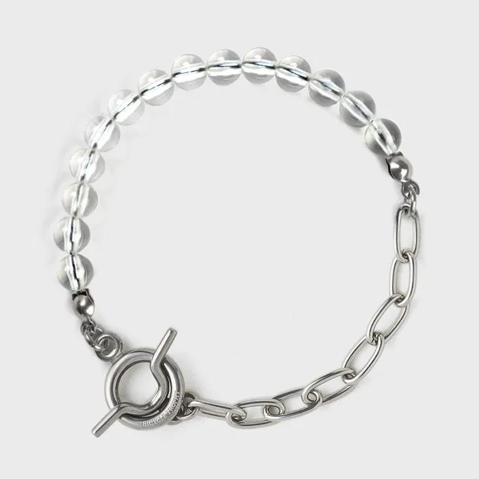 BT Gemstone Bracelet 09 (2 types / 6mm Clear White Quartz)