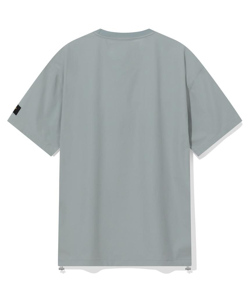 BEENTRILL Woven Tech T-Shirt (Light Khaki)