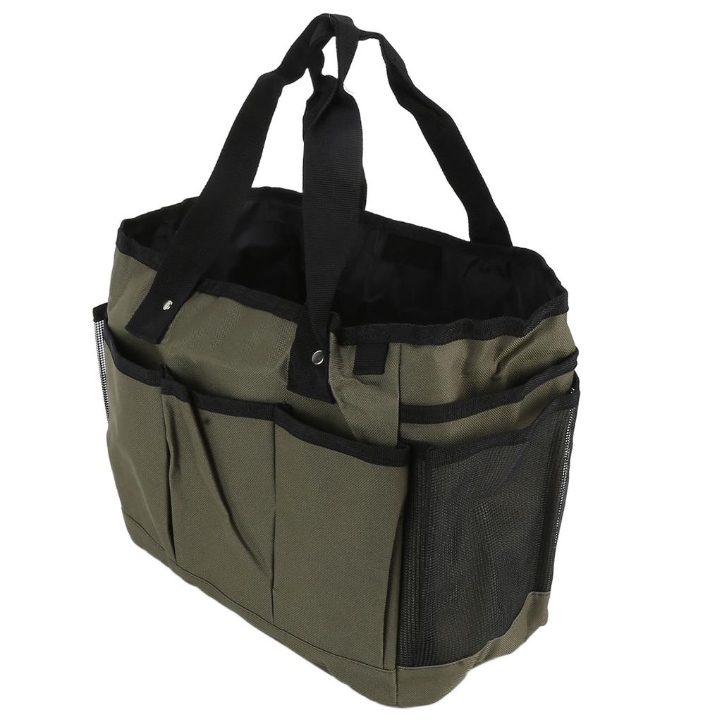 Outdoor Tragetasche Tragbare Garten-Schnittwerkzeug-Aufbewahrungstasche zum Aufbewahren von Gartenwerkzeug Militärgrün
