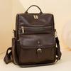 Women's Backpack Large Capacity Soft Leather Retro Backpack Travel Computer Bag