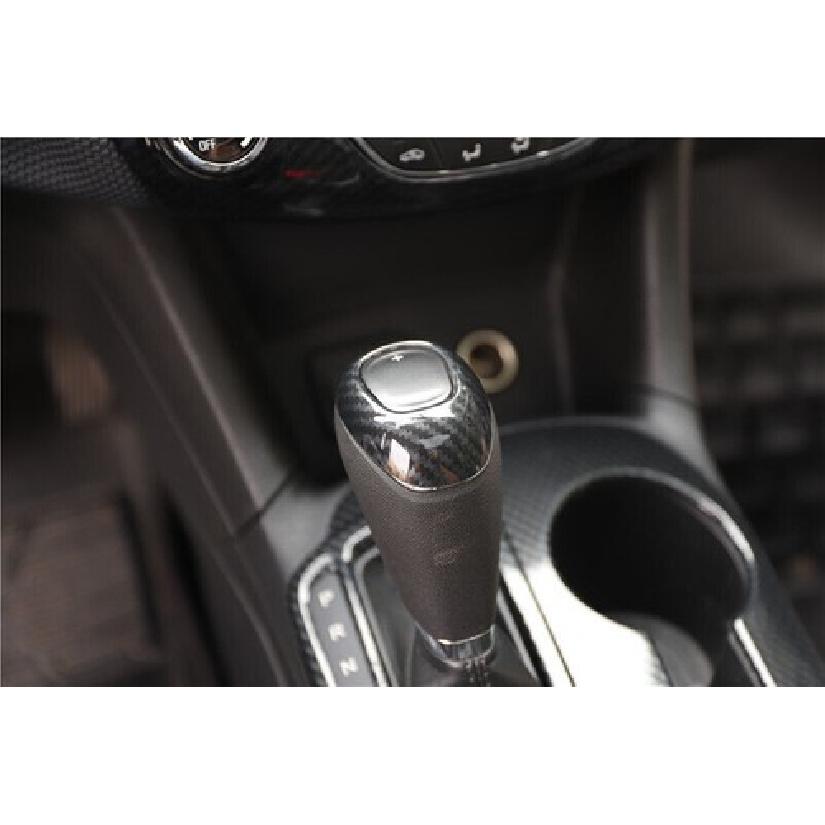 Central Control Shift Knob Cover Trim For Chevrolet Cruze 2017- Carbon Fiber