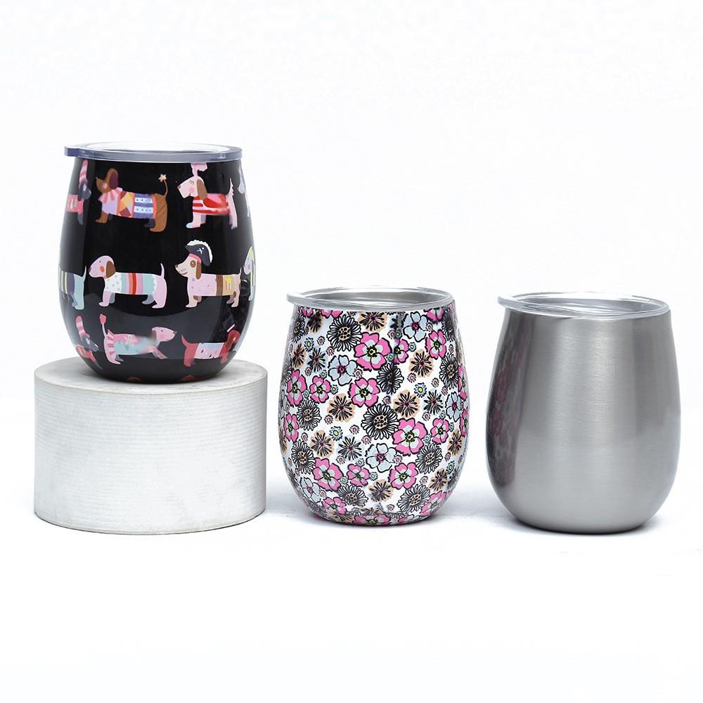 Egg Cup Stainless Steel Double-Layer Thickened Thermos Cup Coffee Cup Printing Advertising Gift