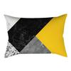 Rectangular Yellow Pillowcase Sofa Car Seat Cushion Cover Home Textile Simple Fashion Geometric