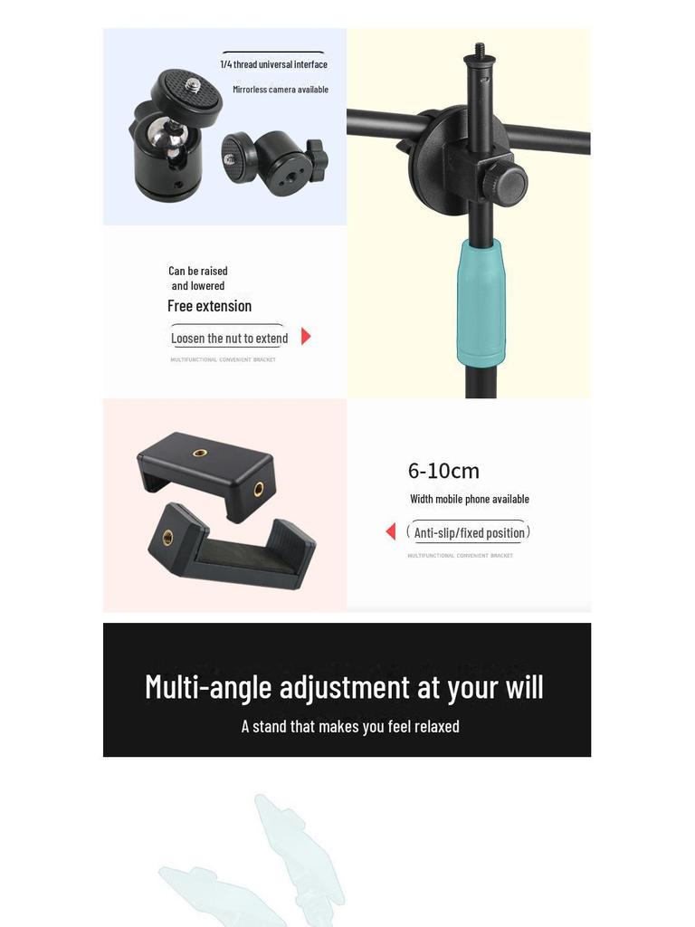 10-calowe światło wypełniające LED ze stojakiem na telefon komórkowy do nagrywania wideo i robienia zdjęć