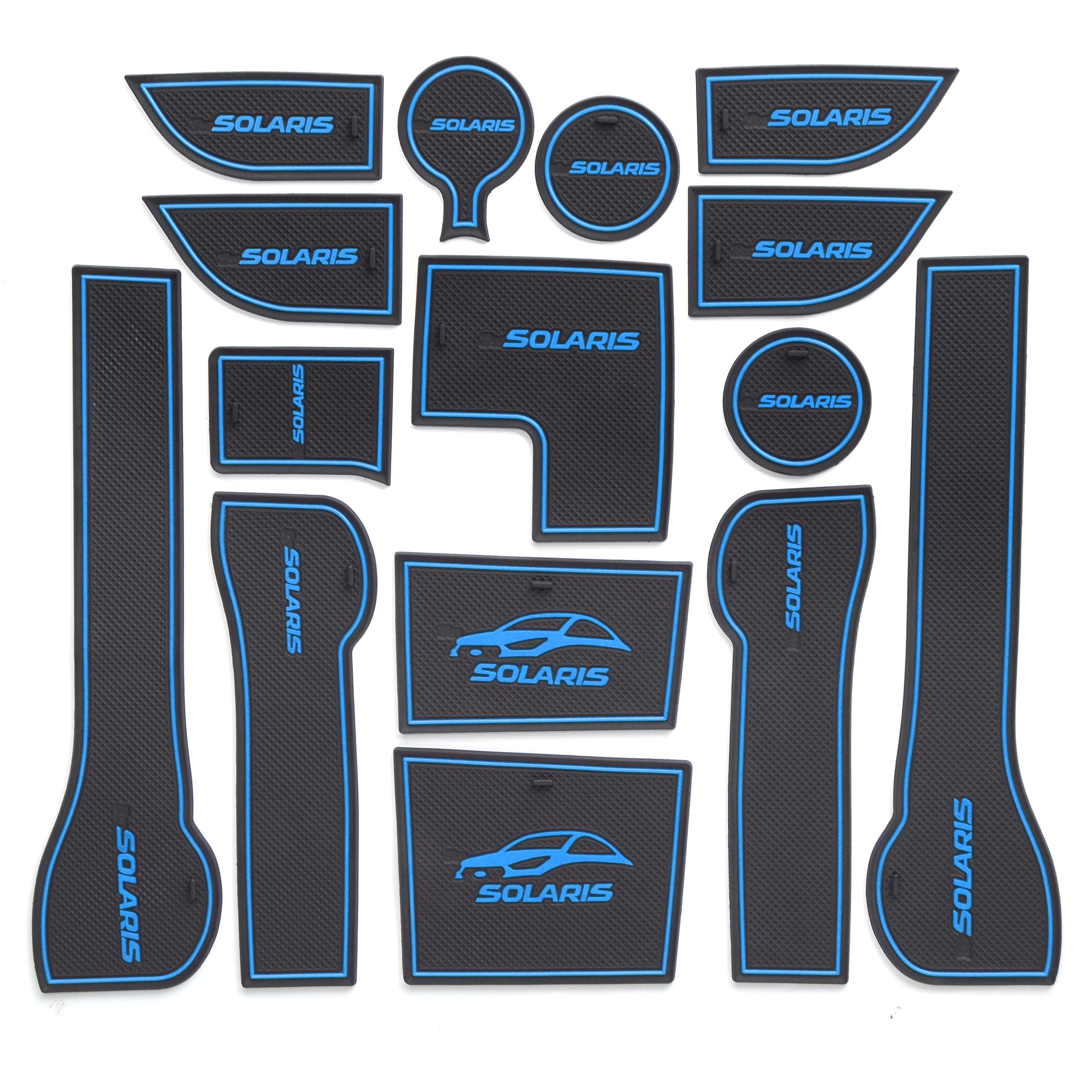 

для Hyundai Solaris 2019 2017-2025 Противоскользящий коврик для подстаканника Нескользящие подстаканники Аксессуары для интерьера