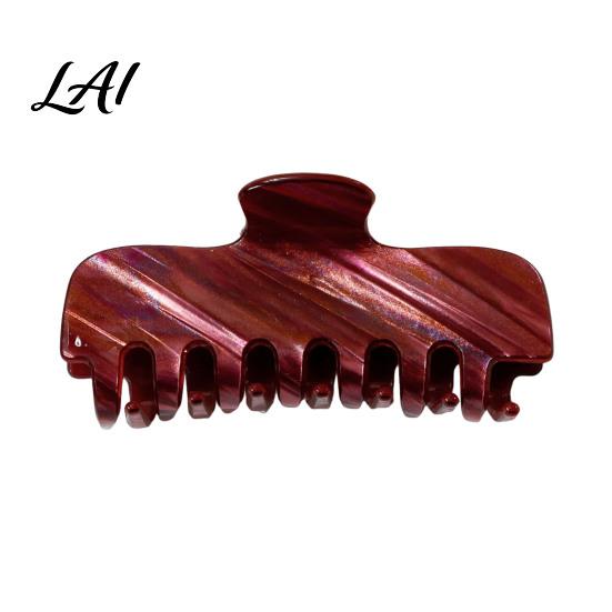 Anti Slip Hair Grips for Bun Pearlescent Claw Clip Non-Slip Clip Women Elegant Strong Soft Color Accessories Dating Hold Styling Decorative