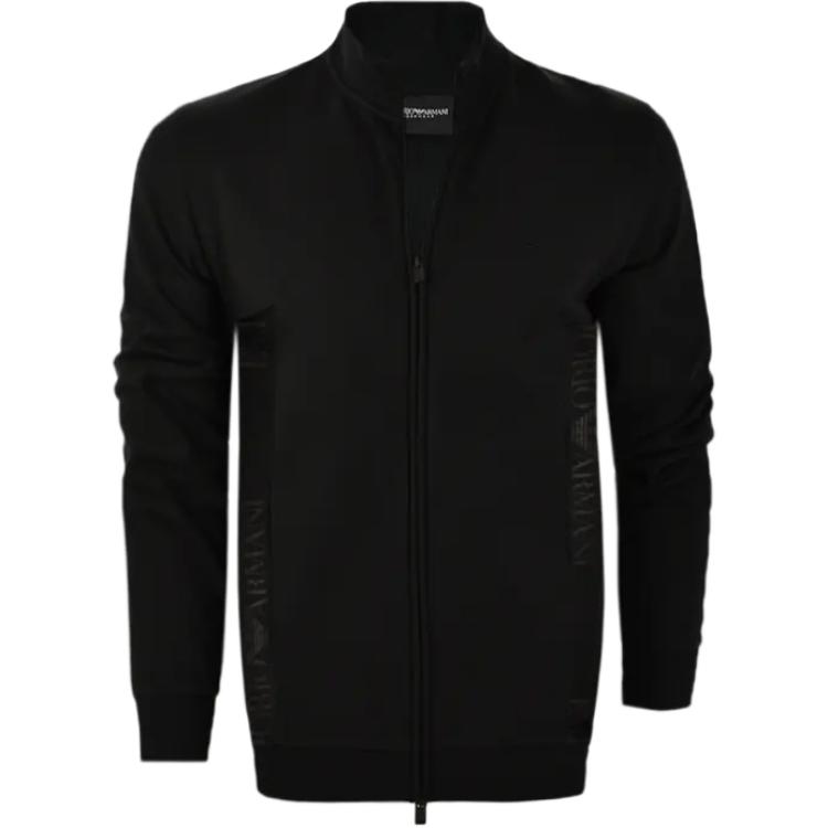 

Emporio Armani Logo Print Zip-Up Stand Collar Long Sleeve Jacket Men jackets EM001866-AF14976-UC001 M