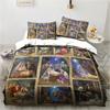 Set di biancheria da letto religiosa cristiana con scritta Jesus Christ Church Mary, copripiumino, set di copripiumino, federa, trapunta king size queen size