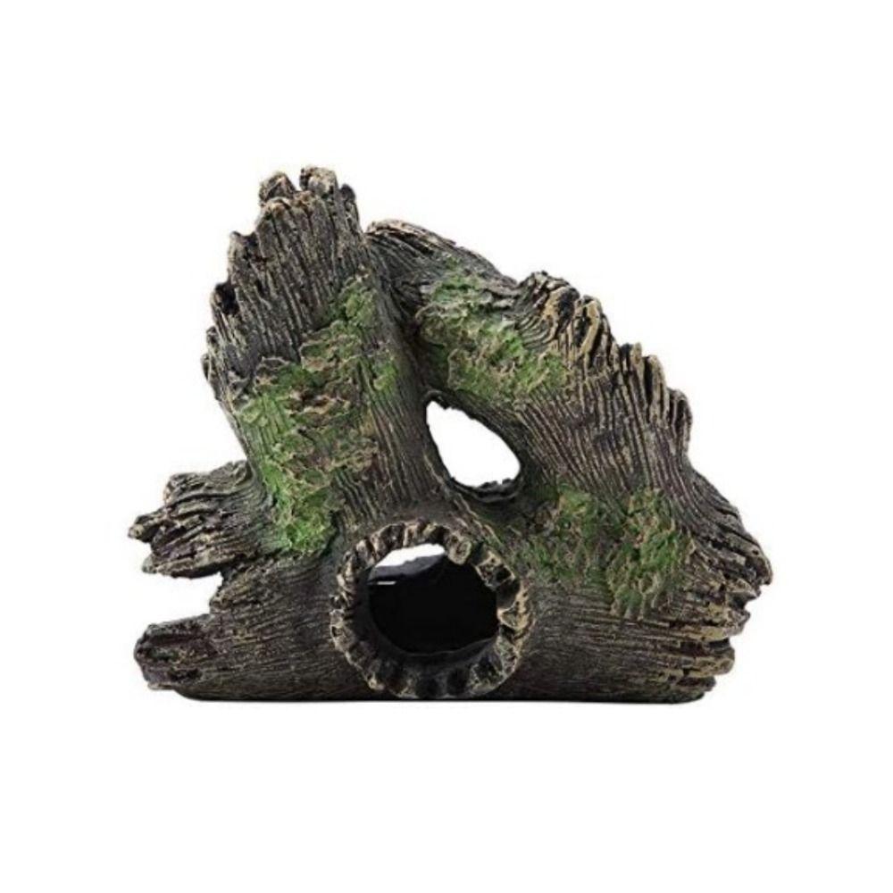 Ornaments Fish Hiding Holes Wood Hideout Shrimp Shelter Hollow Tree Trunk  Fish Tank