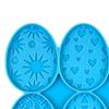 Easter Egg Shape Silicone Key Pendant Model Resin Casting DIY Crafts Handcraft