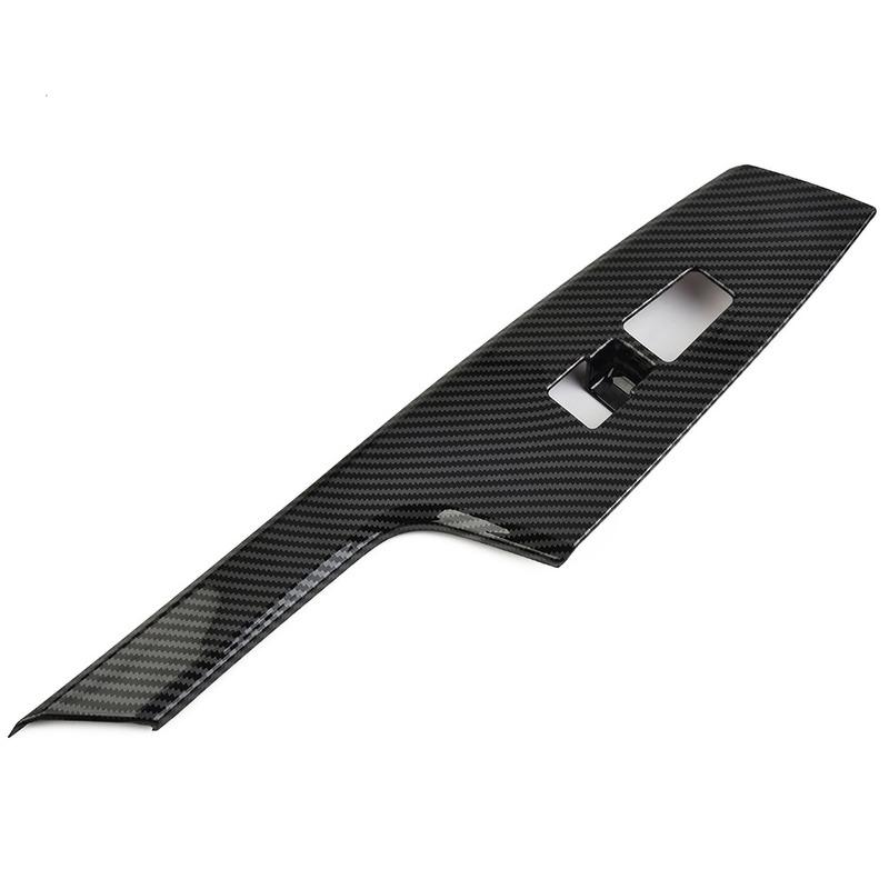 Trim Handle Bowl Cover Black Carbon Fiber Style Door Parts Interior Decoration For Kia EV6 Up Replacement