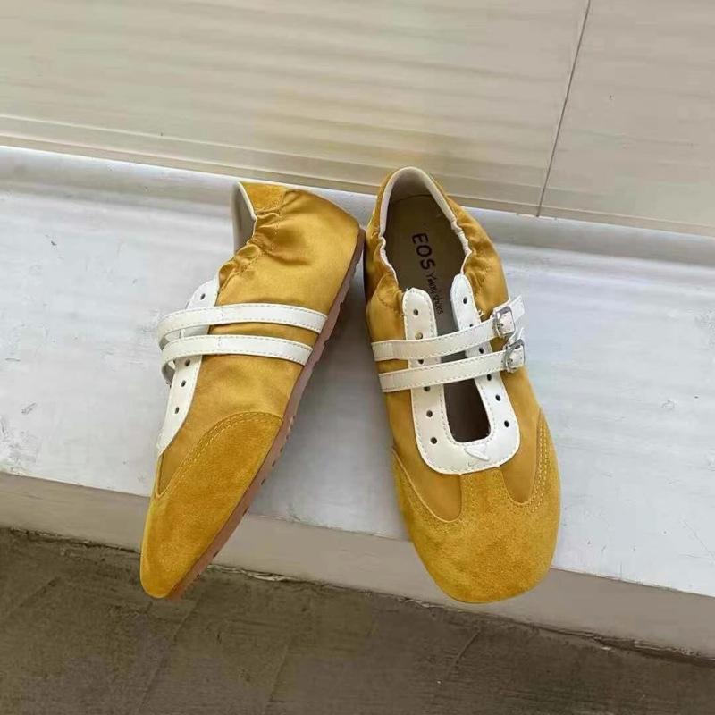 Fashion Flats Women's Sports Shoes Fashion Sneakers Casual Shallow Loafers Shoes 2025 Summer Walking Ballet Trend Sneakers Women