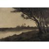 Dark Moody Botanical Landscape Vintage Victorian Still Life Poster Canvas Painting Wall Art Pictures for Living Room Home Decor