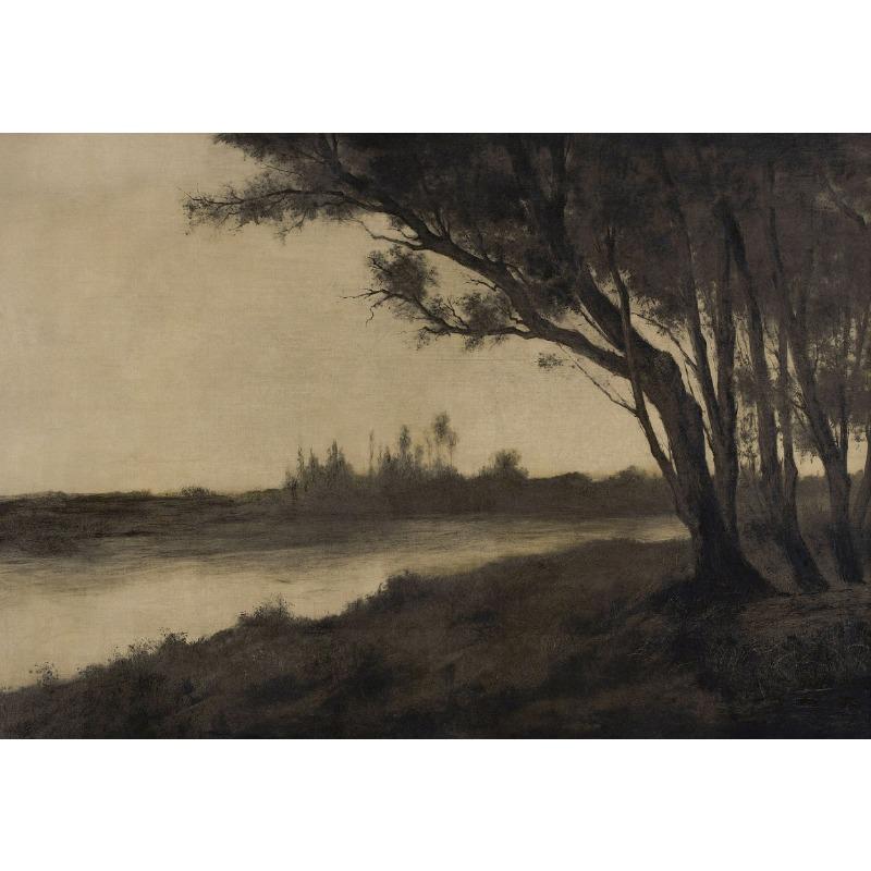 Dark Moody Botanical Landscape Vintage Victorian Still Life Poster Canvas Painting Wall Art Pictures for Living Room Home Decor
