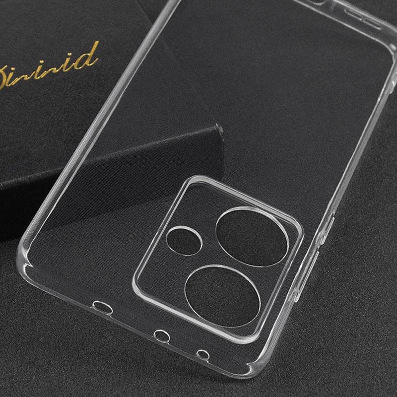 For Reno11 F Case Simple Slim Soft TPU Clear Transparent Phone Case On For OPPO Reno11F Reno12F Reno13F G Cover
