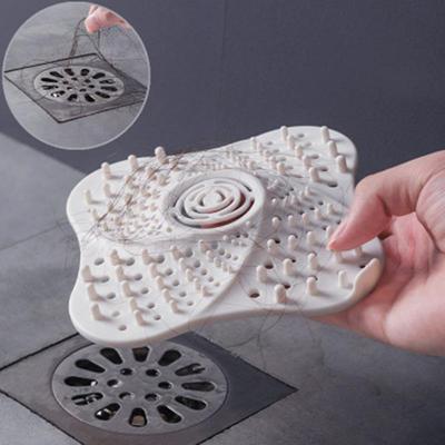 1 Stück Blumen-Kanalisationsvorfluter-Sieb Waschbeckenfilter Anti-Blockier-Bodenablauf Haarstopper Catcher Küche Badezimmer Zubehör