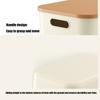 Stackable Home Storage Container Cream Design Dustproof Lid Storage Container For Clothes Toy Organization