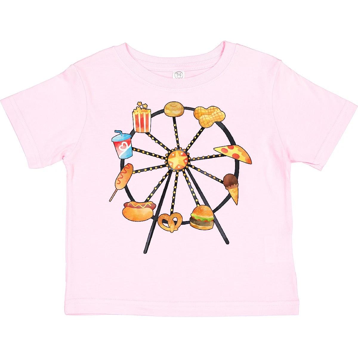 

Inktastic Ferris Wheel With Snacks Toddler T-Shirt Pop Culture Circus Carnival 140