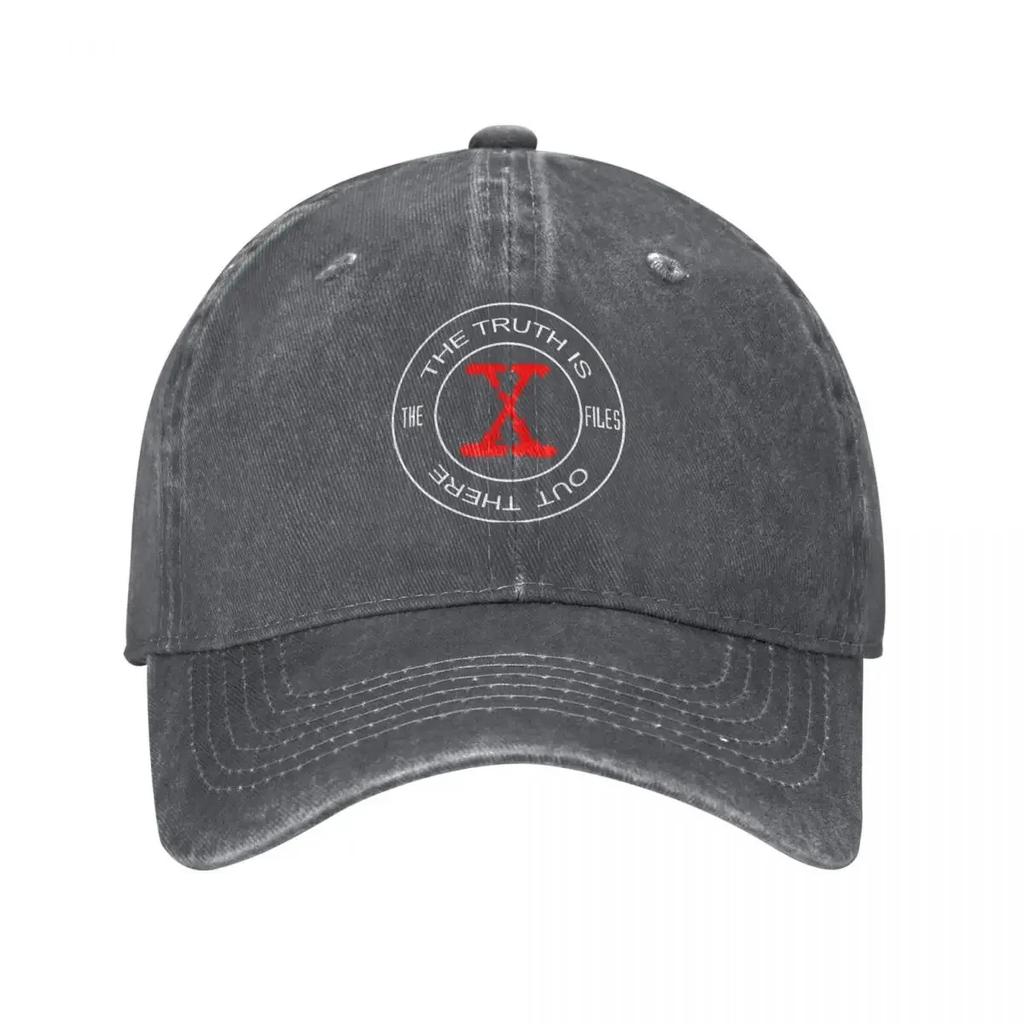 The X Files Wisdom Unisex Baseball Cap TV Shows Distressed Denim Hats Cap Fashion Outdoor Workouts Headwear