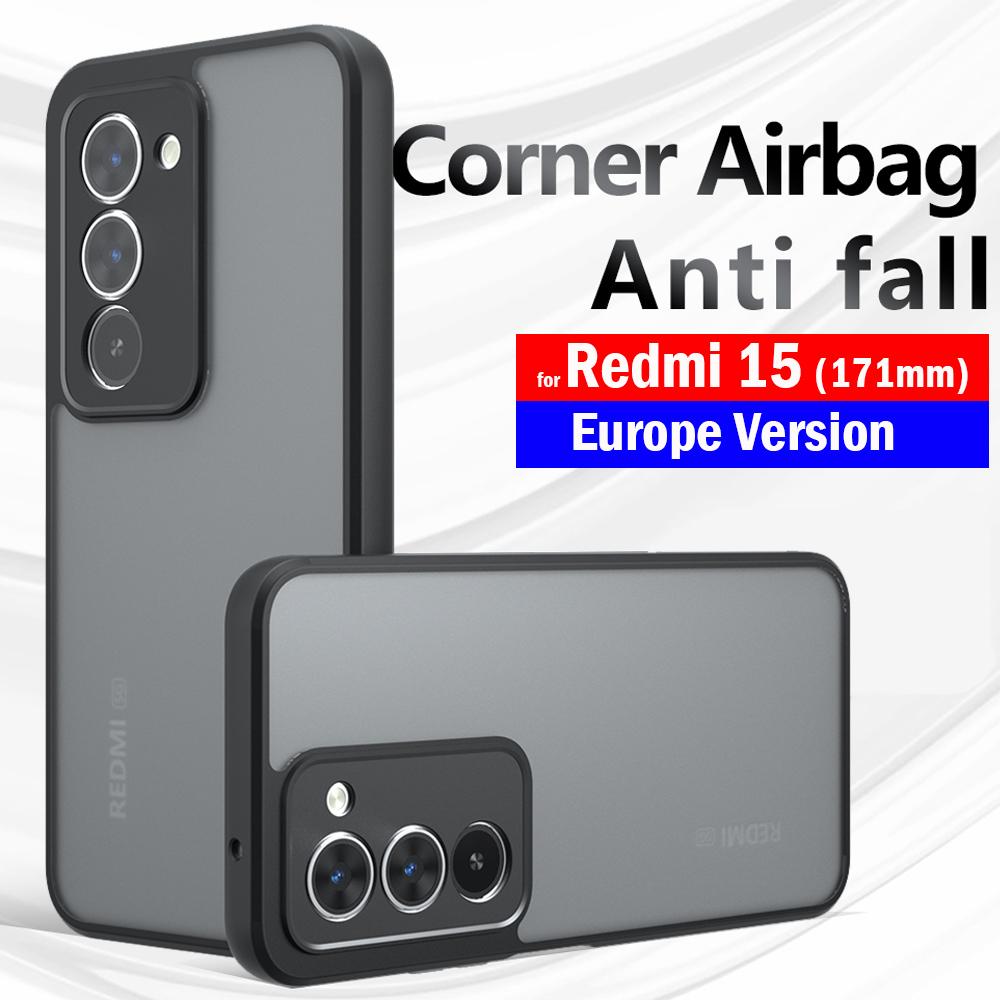 Cover for Redmi 15 Europe Version (171mm) Case Ultra Thin Matte Translucent & Clear Full Protection Funda Capa
