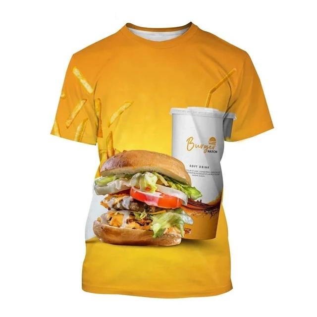 Summer Fashion The Hamburg Picture T Shirts For Men Casual 3D Print Tees Hip Hop Personality Round Neck Short Sleeve Tops